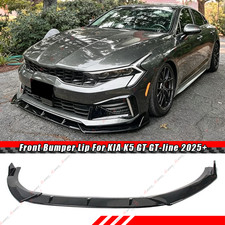 Front Bumper Lip Splitter Chin Spoiler Gloss Blk For Kia K5 Gt Gt-line 2025 Front Bumper Lip Splitter Chin Spoiler Gloss Blk For Kia K5 Gt Gt-line 2025