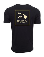 RVCA HAWAII ISLAND BOX MENS T SHIRT BLACK