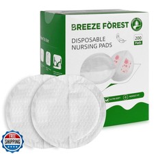 Breeze Forest Disposable Nursing Pads, Ultra-Thin Breastfeeding Pads, Nipple
