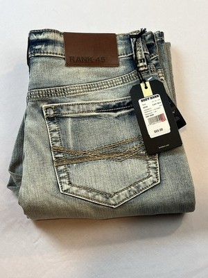 Rank 45 Ringo Men s Jeans 30x34 Light Wash Straight Leg Bootcut NWT -MSRP $69