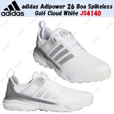 adidas Adipower 26 Boa Spikeless Golf Cloud White JS4140 Men's Size