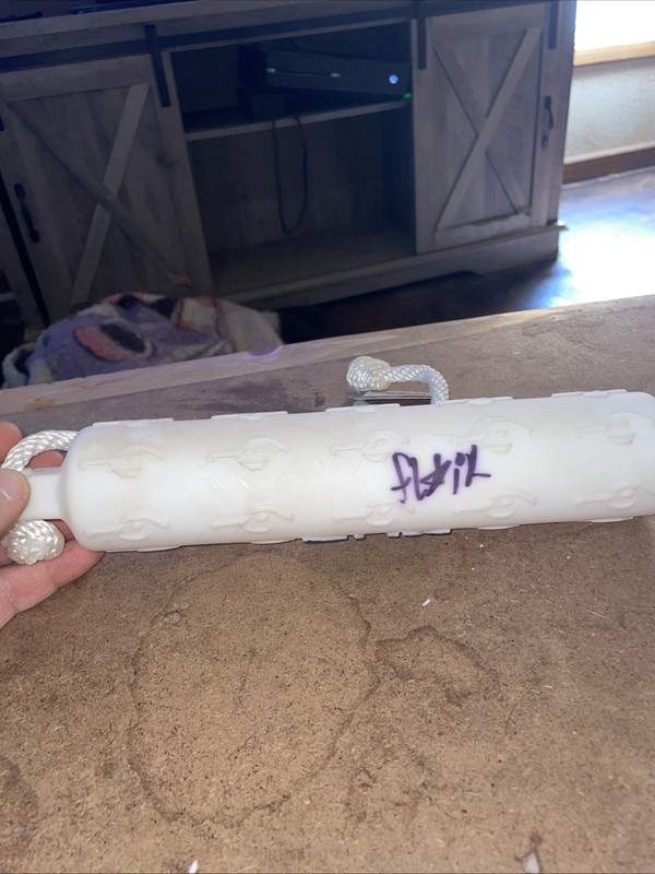 Signed Flair dog training Dux bumper