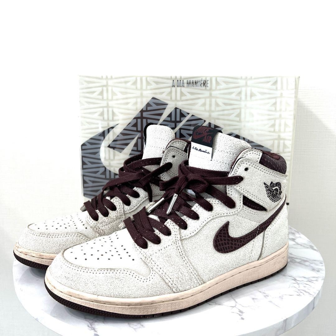 Men's Air Jordan 1 Amanarière Sneakers Size 8.5 US