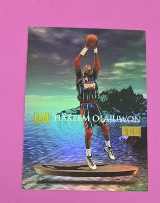 1997-98 SkyBox Premium Jam Pack #4 JP Hakeem Olajuwon Rockets BASKETBALL Card 8F