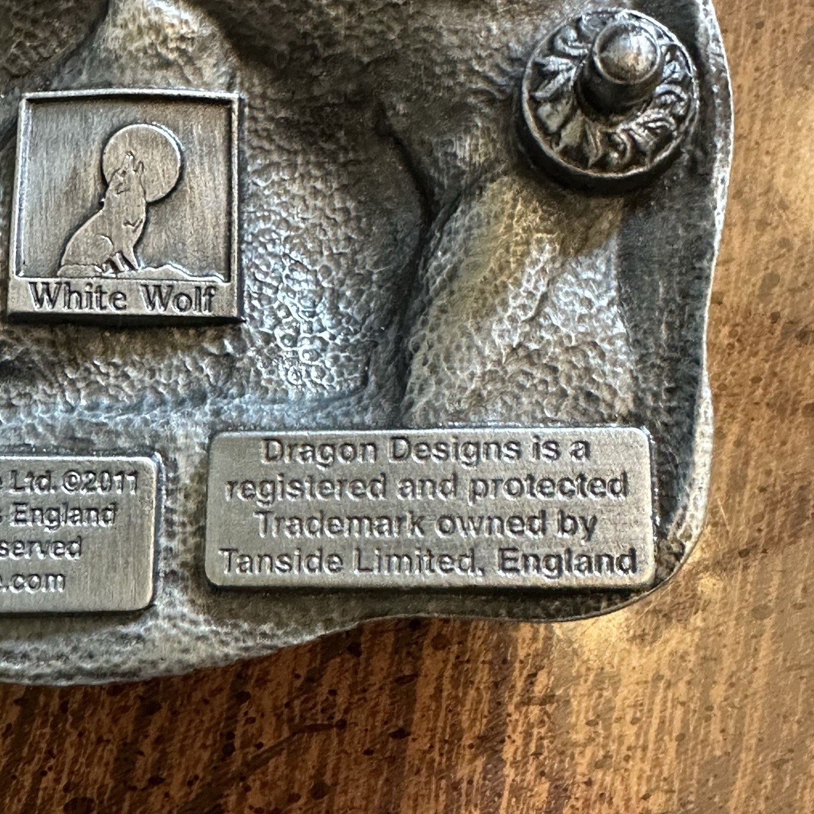 Carters Boots Repair Leather Belt Wolf Western Buckle - Made in USA - Men's 40