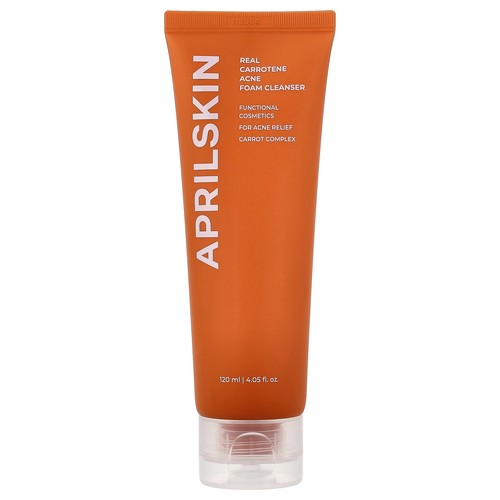 Real Carrotene Acne Foam Cleanser, 4.05 fl oz (120 ml)