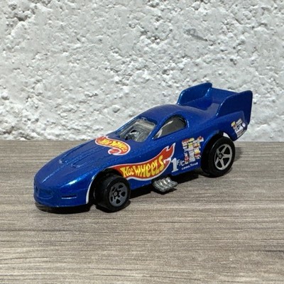 1977 Hot Wheels Funny Car Drag Dragster BLUE Race Team 2 Diecast Toy Race Car