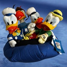 Donald Duck Bean Bag Characters 65th Anniversary Disney Store 4 In Hat Sealed