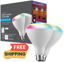 Bombilla Bluetooth - Foco de interior que cambia de color - 9,5 W (paquete de 2)