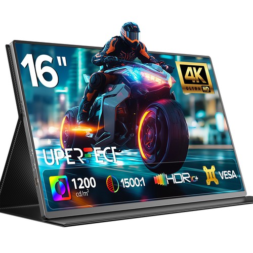 16 Zoll 4K HDR Display Tragbarer Gaming Monitore 1200Nits Für Macbook & Laptop