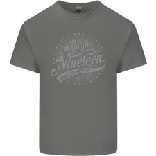 Camiseta de algodón ligero para hombre Distressed 38 cumpleaños hecha en 1987