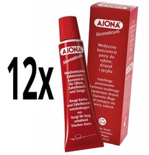 12x Ajona Stomaticum Toothpaste 25ml Original Box 12x 25ml fast free shipping