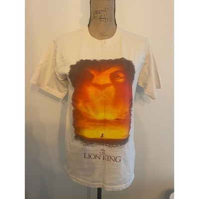 Vintage Disney The Lion King Short Sleeve Shirt Unisex Size Small Pre-Shrunk