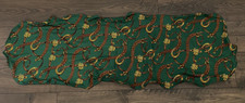 Vintage Ralph Lauren Equestrian Print Silk Scarf 57"x 20"