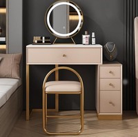 Designer Schmink Tisch Schlafzimmer Konsolen Tisch Spiegel Luxus Neu