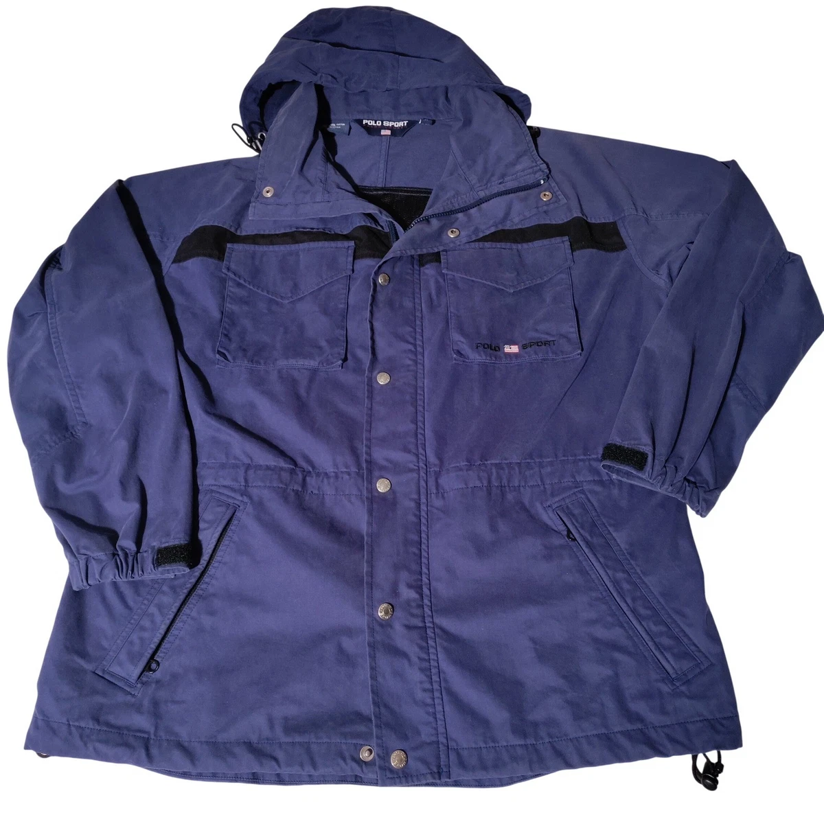 POLO SPORTS ポロスポーツ ナイロン セットアップ S M ネイビー POLO