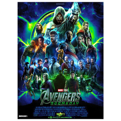 Avengers Doomsday Movie Poster May 1 2026 Marvel Studios | eBay