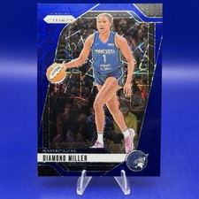 2024 Panini Prizm WNBA Diamond Miller Blue Velocity Prizm #63 Minnesota Lynx