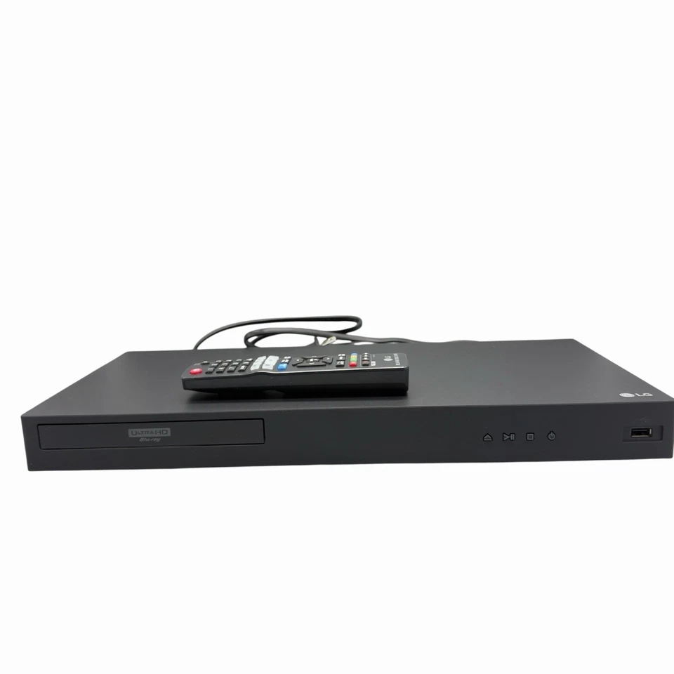 Reproductor de discos Blu-ray LG UBKM9 4K Ultra-HD Multi-HDR Dolby Vision con control remoto Foto 2 de 4