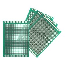 4Pcs Breadboard Solderable Board 100mm x 70mm Green Circuit PCB Board