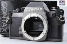 US Duty Free [ Almost unused w/BOX] Contax S2b Black 35mm Film Camera Body #113