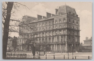 Battersea Polytechnic Hostel Postkarte Clapham Common North Side SW4 selten Topo