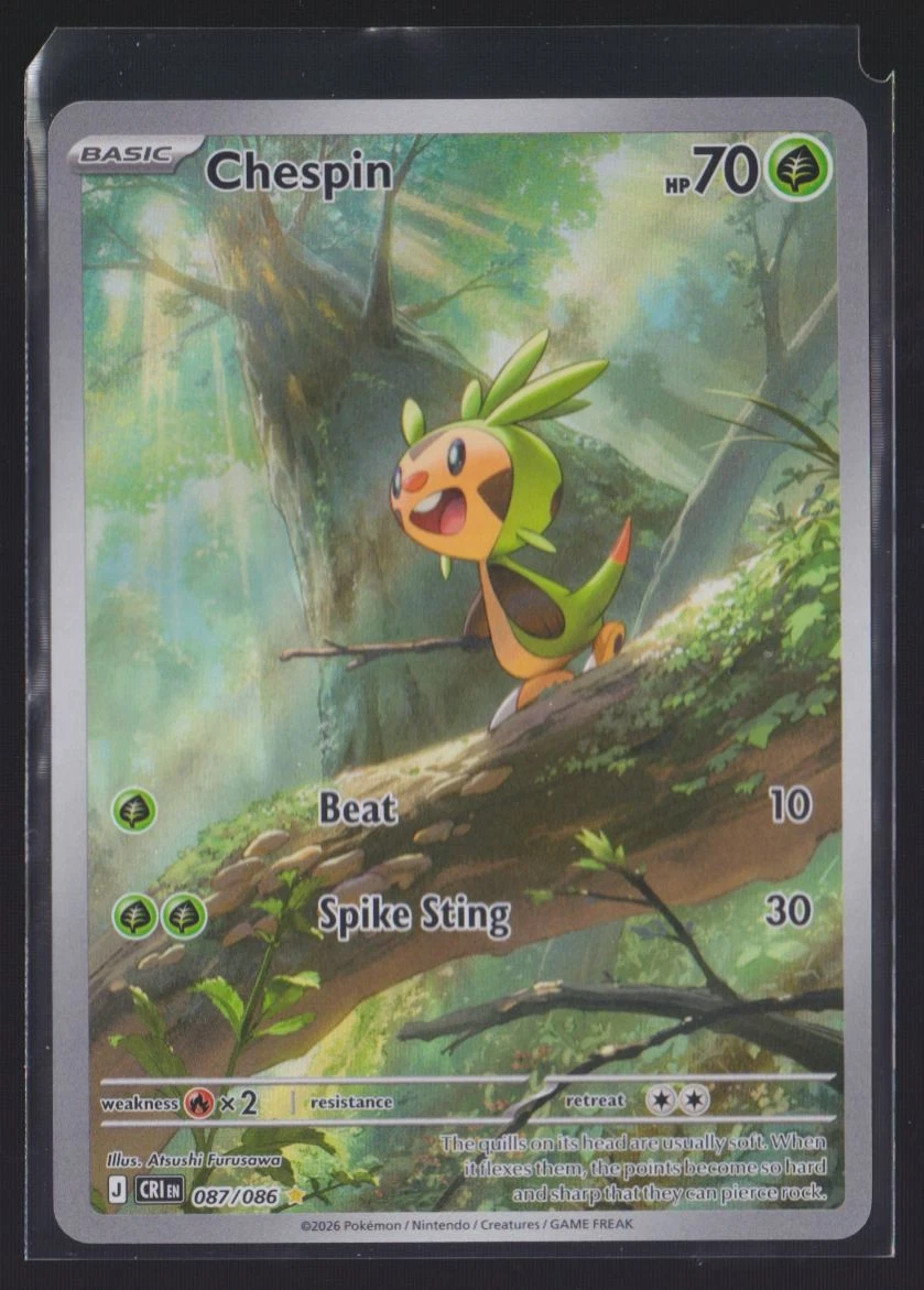 Chespin Pokémon TCG Cards for sale