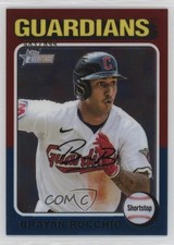2024 Topps Heritage High Number Chrome /699 Brayan Rocchio #70 19yv