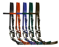 New Showman Nylon Horse Size Bridle Complete with Reins & Bit! FREE SHIPPING!