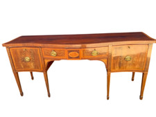 Antico mobile servante  inglese in mogano finemente intarsiato Londra 1840 NOL