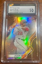 2021 Bowman's Best Juan Soto Heatwave Die Cut #HW-16 CSG Gem Mint 10 Pop 1