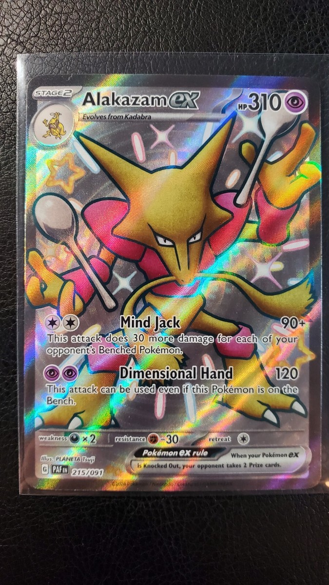 alakazam shiny pokemon card Full Art 215/091 M PF Pokémon Paldean Fates Series Celebrate the legacy of your favorite tabletop game with this Radiant Alakazam 2022 Pokemon Silver Tempest Radiant Rare #059 PSA Authenticated 10 Card The Cards Of Pokémon TCG: