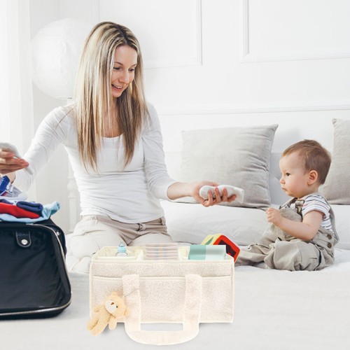 Baby Diaper Caddy Practical Diaper Organizer with Removable Dividers paroXʚ - Picture 24 of 27