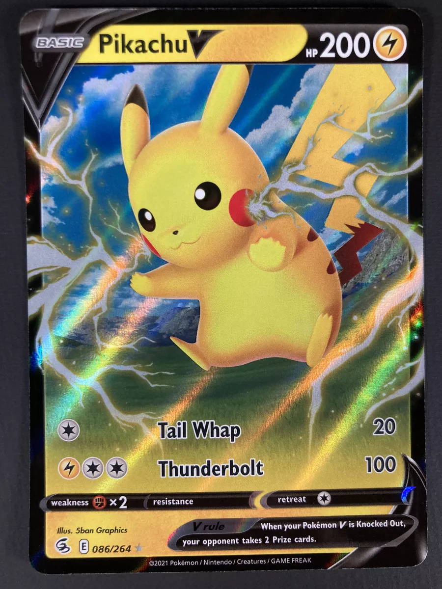 Check the actual price of your Pikachu V 086/264 Pokemon card