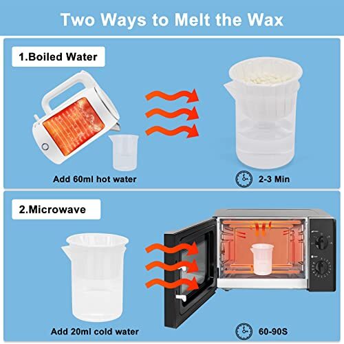 Nose Wax Kit for Men and Women - Instant Hair Removal 100g Hard Wax 20 - Bild 3 von 7