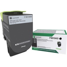 Lexmark CS317 71B10K0 Black Toner Cartridge 3,000 Yield 