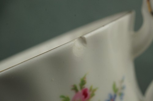 ROYAL ALBERT MOSS ROSE hermoso servicio de café antiguo 6P 20 piezas - Imagen 4 de 5