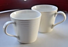 1 ~ Royal Doulton Gordon Ramsay MAZE WHITE Ribbed Porcelain 3 5/8" Mugs 2008
