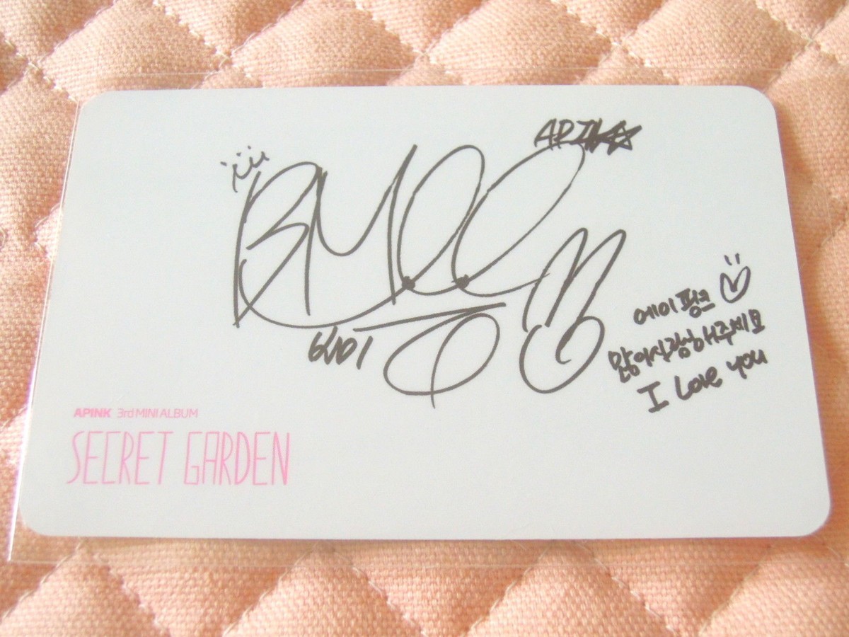 ver. Bomi) APINK 3rd Mini Album Secret Garden Photocard TYPE A