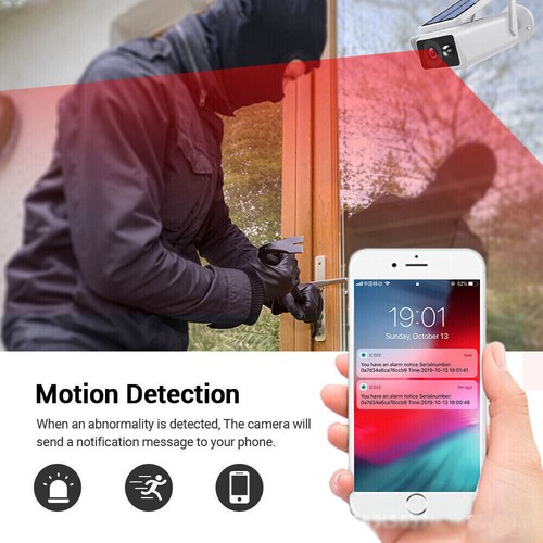 1080P Solar Powered Security Energy Camera Wireless WiFi IP Home CCTV HD - Picture 8 of 18
