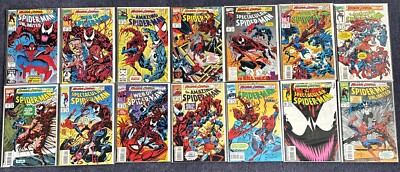 Spider-Man Maximum Carnage Complete Set VF Parts 1-14 ASM Web Spec