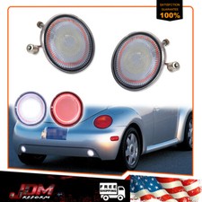For 1998-2005 VW Beetle Clear White LED Rear Tailgate Reverse Backup Lights 2PCS