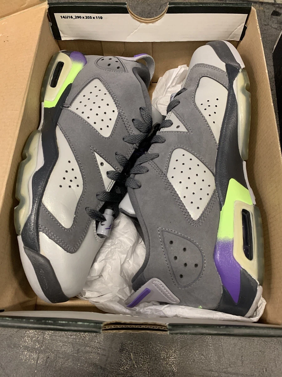 Jordan 6 grey purple hotsell