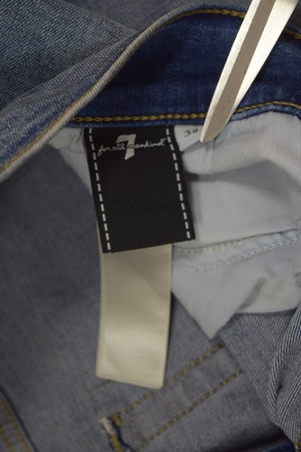 7 For All Mankind Mens Austyn Relaxed Straight Light Wash Luxe Performance Sz 38 - Picture 4 of 15