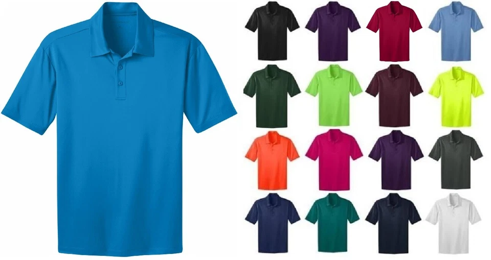 Port Authority Mens Silk Touch Dri-Fit Golf Polo Shirt NEW Size XS-6XL K540