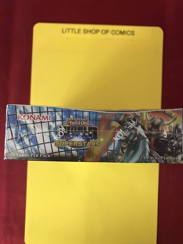 Yu-Gi-Oh! TCG World Superstars Booster Box Sealed 24 packs 1st Ed. Damage Box - Picture 5 of 8