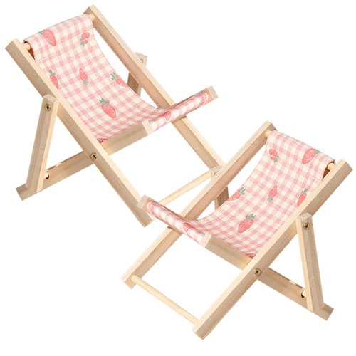 2 Pcs Mobile Phone Holder Decoration Chair Foldable Stand for Smartphone - 第 11/12 張圖片