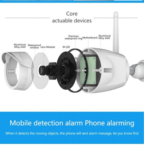HD 1080P 2MP Outdoor P&P wifi security IP bullet Camera IR 15m onvif C17S - Picture 10 of 11