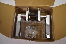 Kwikset Halifax Passage Door Lever Set Polished Chrome Finish 720HFLSQTV1