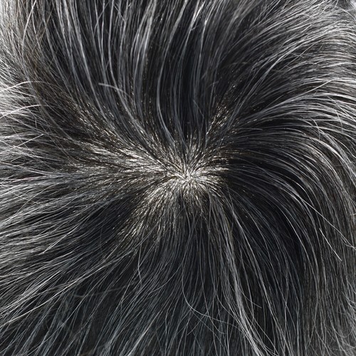 Mens Toupee Human Hair Systems Full Poly Thin Skin Hair Piece Replacement System - Picture 62 of 159